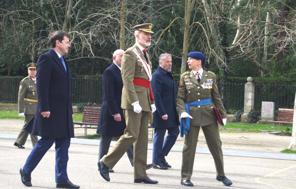 Felipe VI preside en Valladolid la ceremonia del 375 Aniversario del Regimiento Farnesio 12