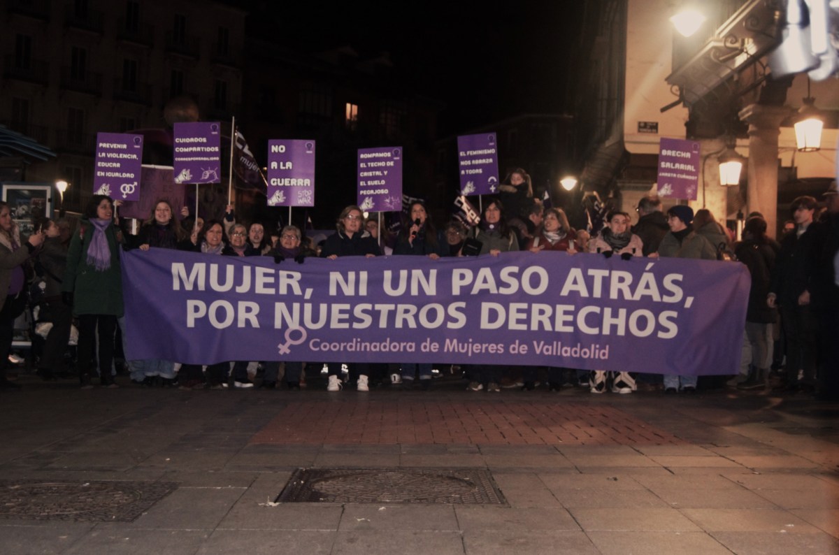 El 8M de Valladolid, en imágenes: «Gritamos ahora para no callar por&nbsp;siempre»